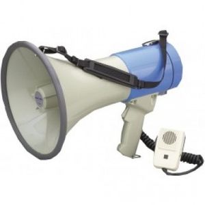 מגפון 25 וואט איכותי עם מיק נשלף וסירנה MG66S EMERGENCY