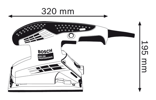 מלטשת רוטטת BOSCH GSS 230