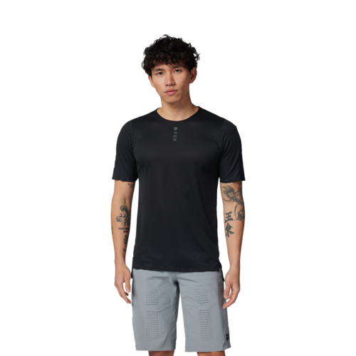 חולצת רכיבה קצרה פוקס שחור - FOX RACING FLEXAIR PRO SS JERSEY V25
