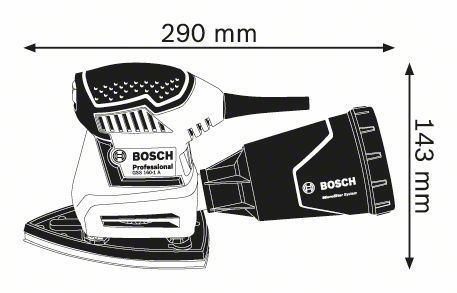 מלטשת רוטטת מולטי BOSCH GSS 160 MULTI
