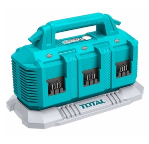 עמדת טעינה מהירה ל6 סוללות TOTAL 4Ah 20V