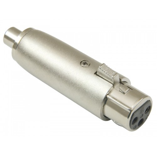 מתאם XLR f - RCA f 