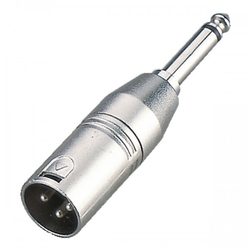 מתאם XLR m  - PL m מונו