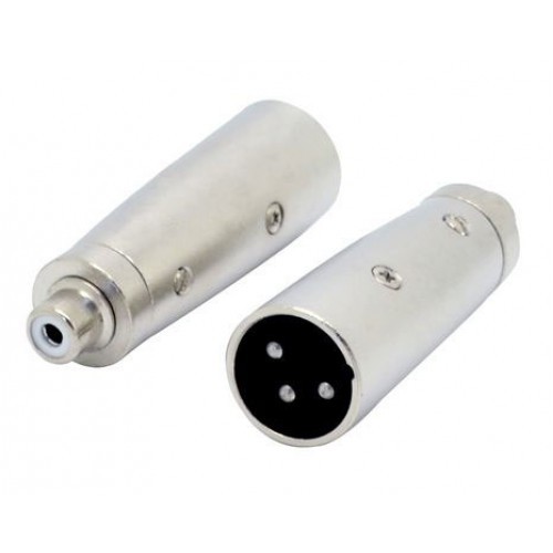 מתאם XLR m - RCA f