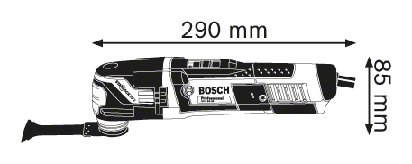 מסור מלטשת רב שימושי BOSCH GOP 55-36
