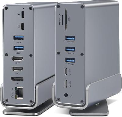תחנת עגינה אוניברסלת Protec DM301 לחיבור 3 מסכים חיצוניים (MST) 