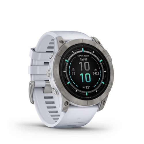 שעון ספורט epix™ Pro Gen 2 – Sapphire Edition | 51mm - לבן & כסוף