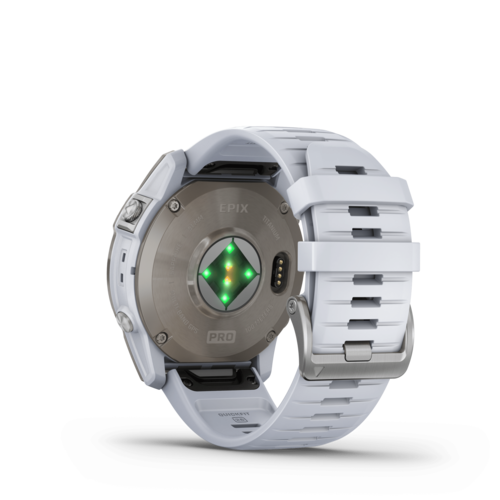 שעון ספורט epix™ Pro Gen 2 – Sapphire Edition | 51mm - לבן & כסוף