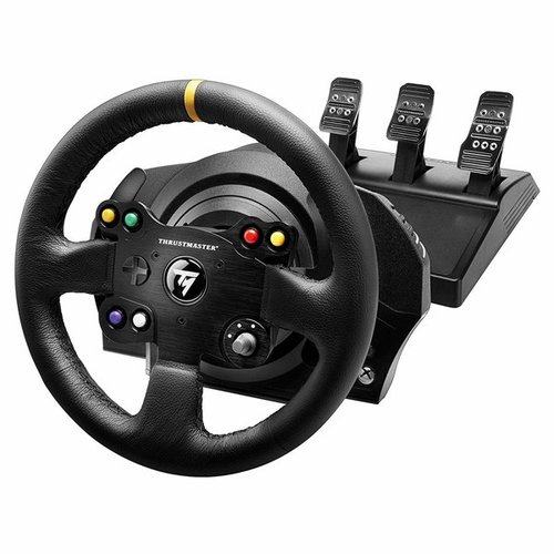 הגה מרוצים מעור אמיתי - Thrustmaster TX Racing Wheel Leather Edition