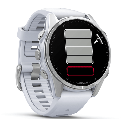 שעון ספורט fēnix® 8 – 43mm AMOLED - לבן & כסוף