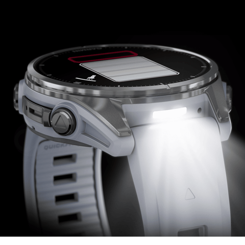 שעון ספורט fēnix® 8 – 43mm AMOLED - לבן & כסוף