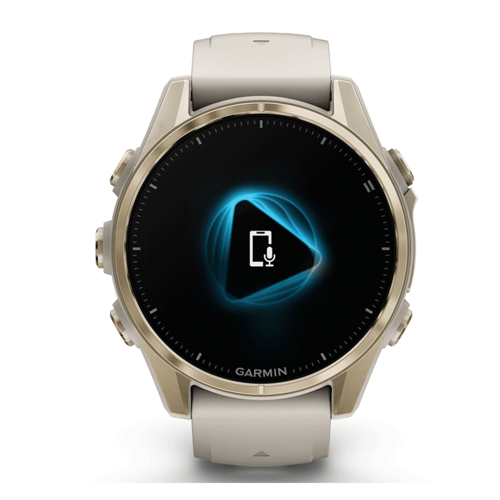 שעון ספורט fēnix® 8 – 43mm AMOLED Sapphire - לבן & זהב