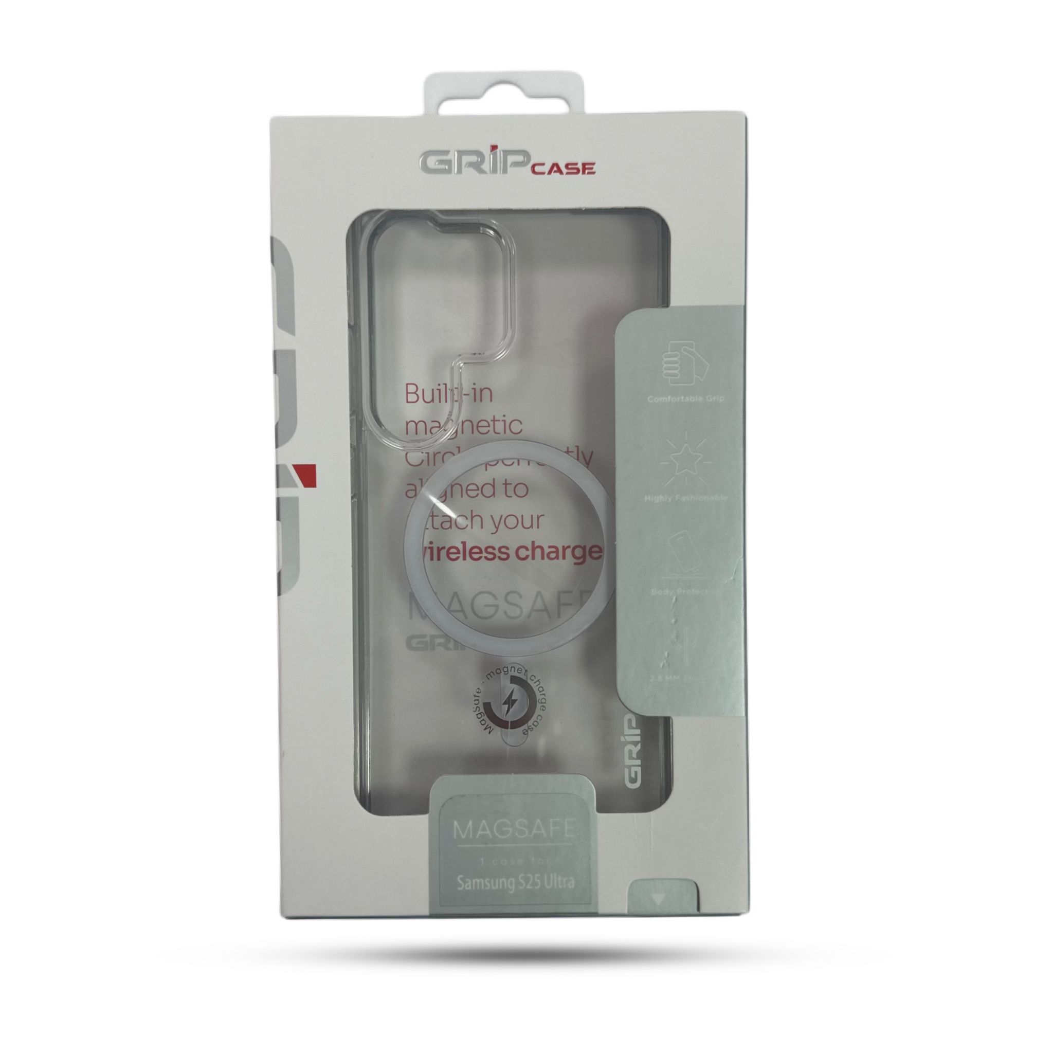 Grip Case Crystal MagSafe for Galaxy S25 Ultra Clear