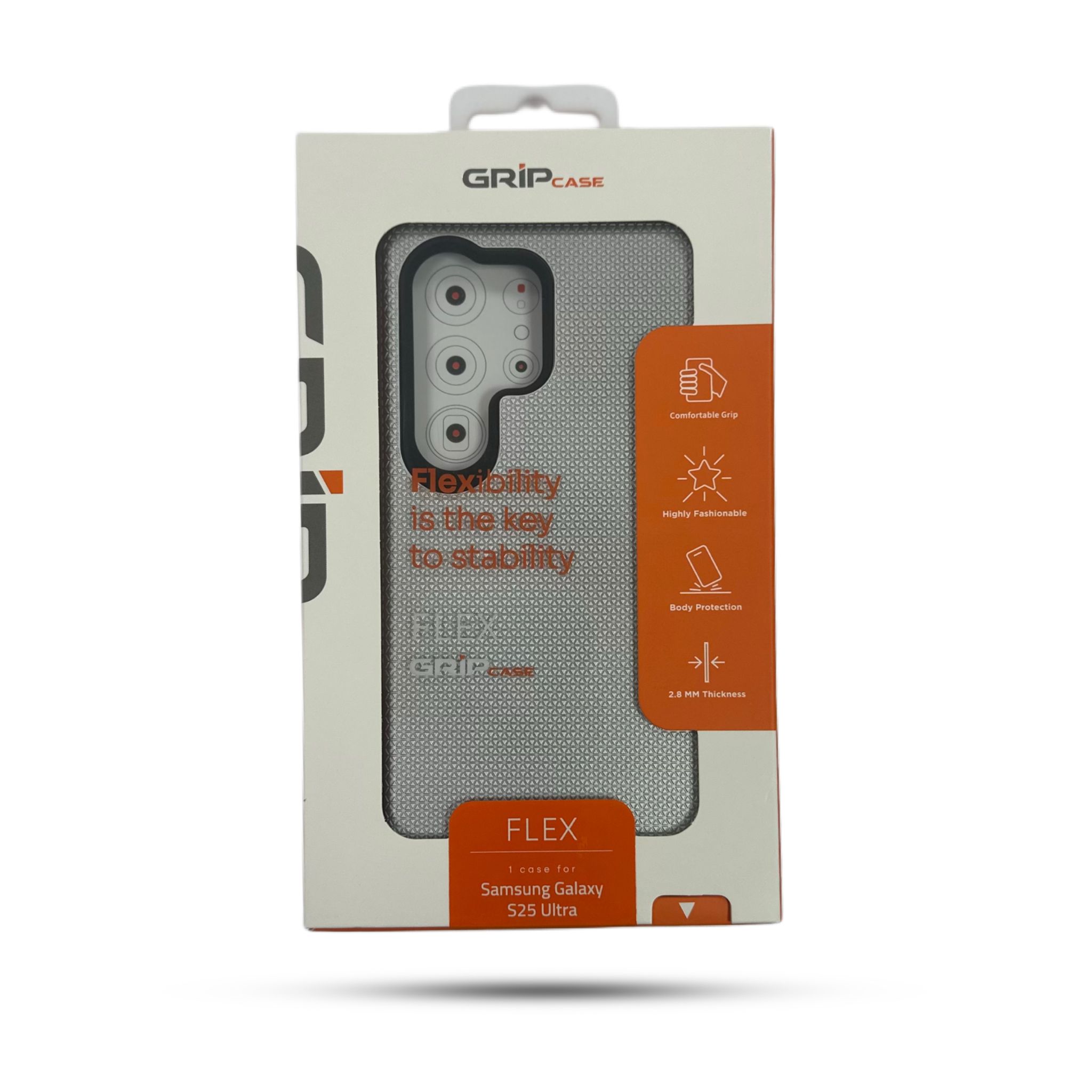 GRIP CASE FLEX for Galaxy S25 Ultra Silver