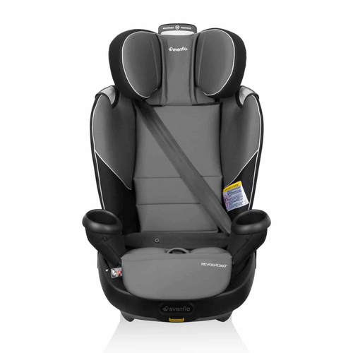 כיסא בטיחות מסתובב משולב בוסטר Revolve 360 אפור Evenflo