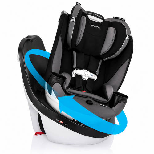 כיסא בטיחות מסתובב Revolve 360 Slim שחור Evenflo