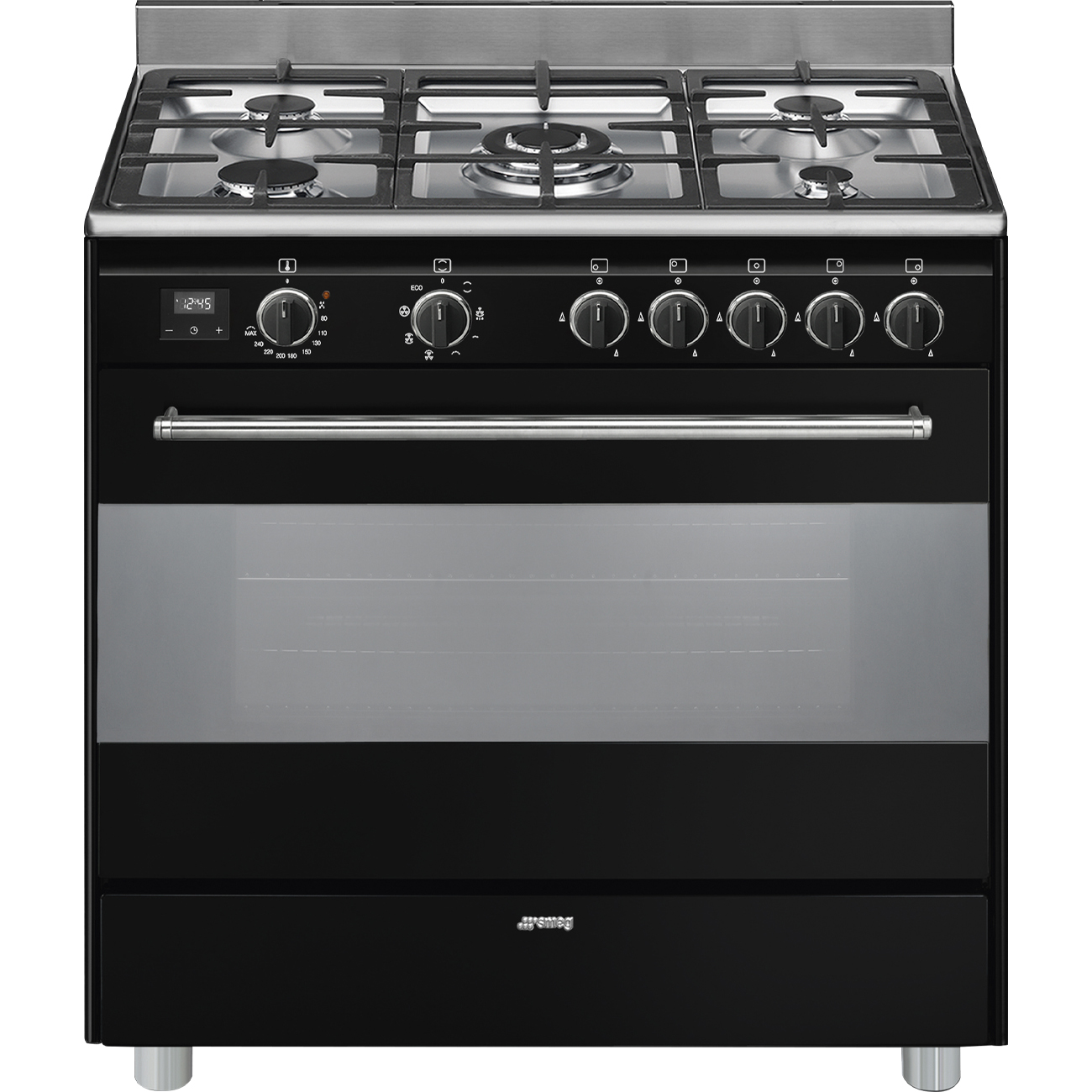  ‏תנור משולב כיריים Smeg BG91 Black