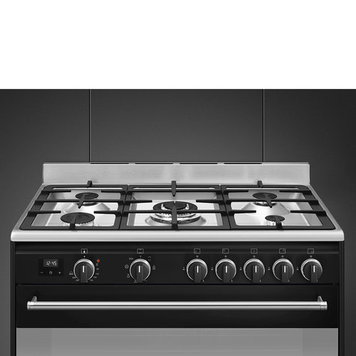  ‏תנור משולב כיריים Smeg BG91 Black