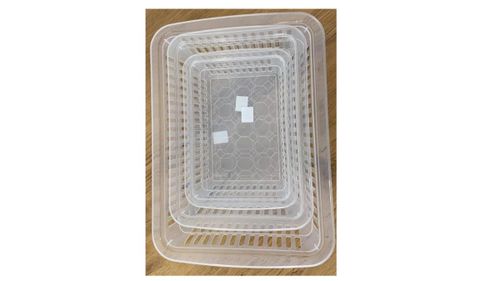 סלסלה שקופה בינונית 35*25*12
