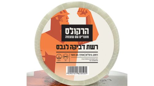 רשת דביקה לגבס