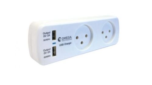 מטען USB + מפצל T