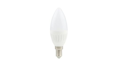 נורת נר לד קרמית 9W אור לבן E14
