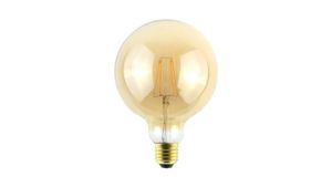 פחם גלוב אמבר לעמעום LED 8W E27 תאורת אווירה חמה