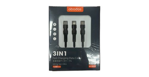 כבל משולב לטלפון USB