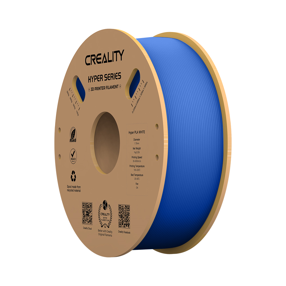 פילמנט כחול 3D סליל הדפסה למדפסת תלת מימד Hyper PLA  1kg