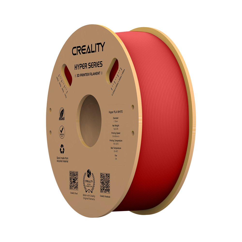 פילמנט אדום 3D סליל הדפסה למדפסת תלת מימד Hyper PLA  1kg