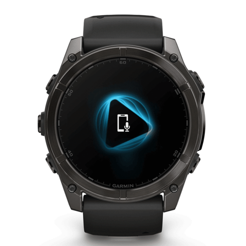 שעון ספורט fēnix® 8 – 51mm AMOLED Sapphire TITANIUM - שחור