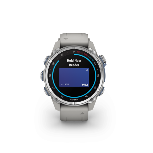 שעון ספורט חכם ומחשבון צלילה Descent Mk3 | 43mm - אפור & כסוף