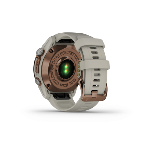 שעון ספורט חכם ומחשבון צלילה Descent Mk3i | 43mm - אפור & זהב אדום