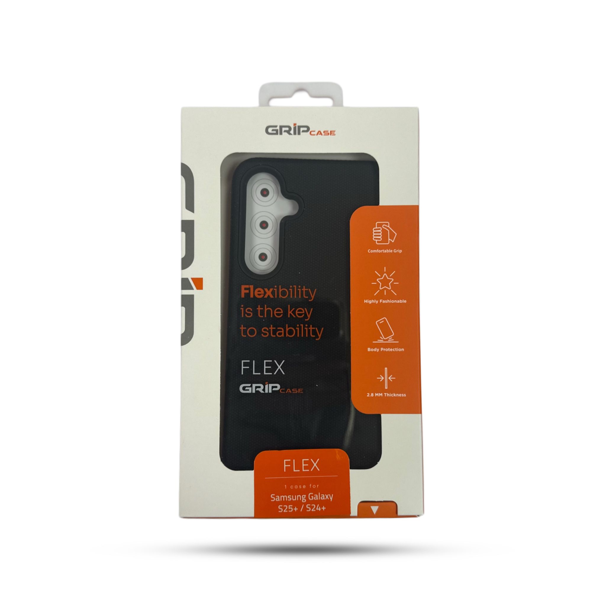 GRIP CASE FLEX for Galaxy S25 Plus Black