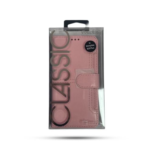 נרתיק ספר Pouchino TASCA for Galaxy S25 Plus Pink