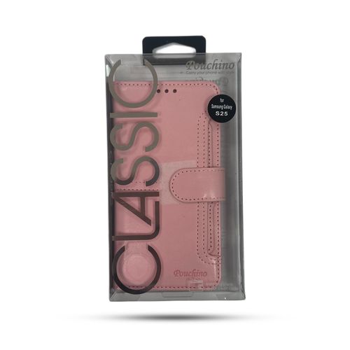 נרתיק ספר Pouchino TASCA for Galaxy S25 Pink