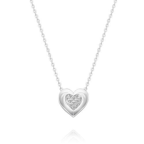 שרשרת תליון LOVE ויהלומים זהב 14K