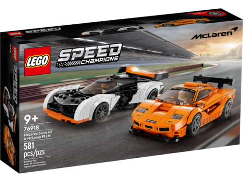 לגו סולוס ג‘י טי ו-F1 LM מקלארן (76918)