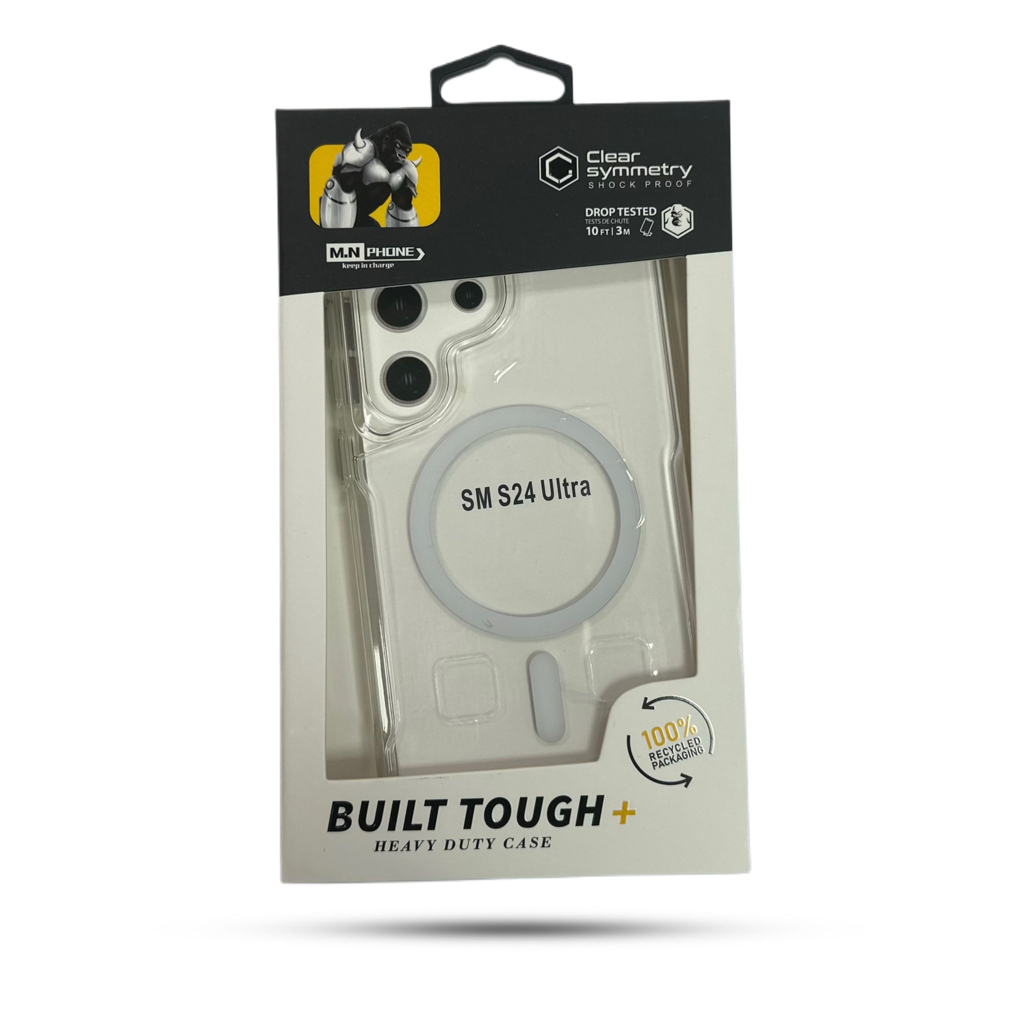 Clear semmetry shock proof Case For Galaxy S24 Ultra Clear