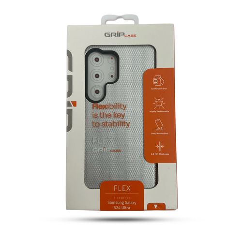 GRIP CASE FLEX for Galaxy S24 Ultra Silver