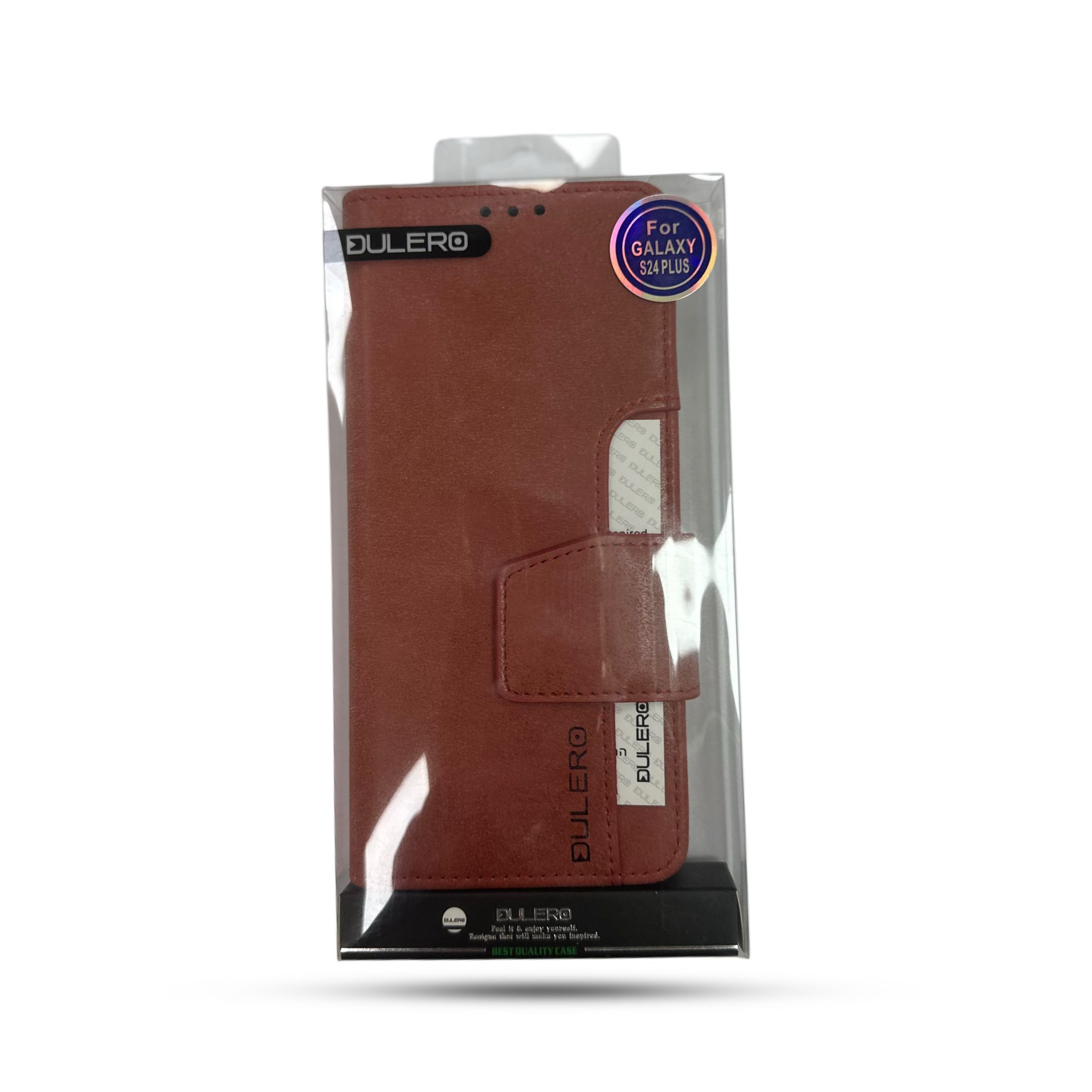 נרתיק ספר Dulero for Galaxy S24 Plus Brown