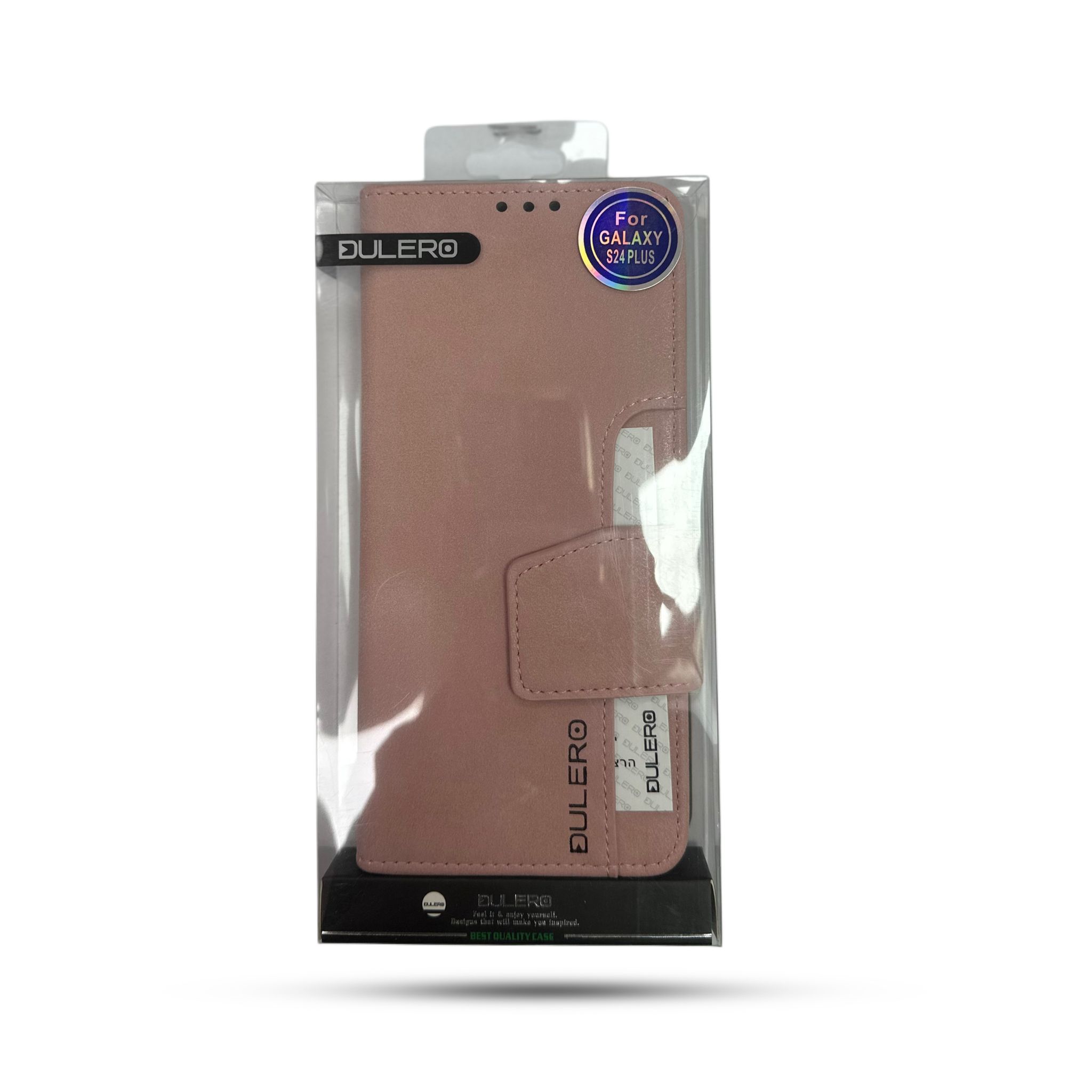 נרתיק ספר Dulero for Galaxy S24 Plus Light Pink
