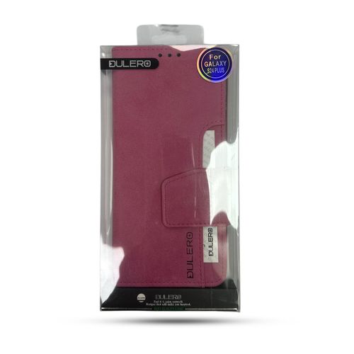 נרתיק ספר Dulero for Galaxy S24 Plus Pink