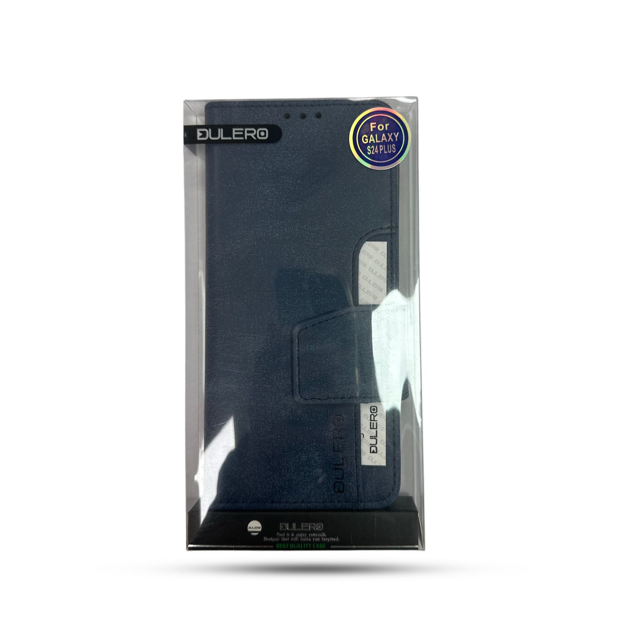 נרתיק ספר Dulero for Galaxy S24 Plus Dark Blue