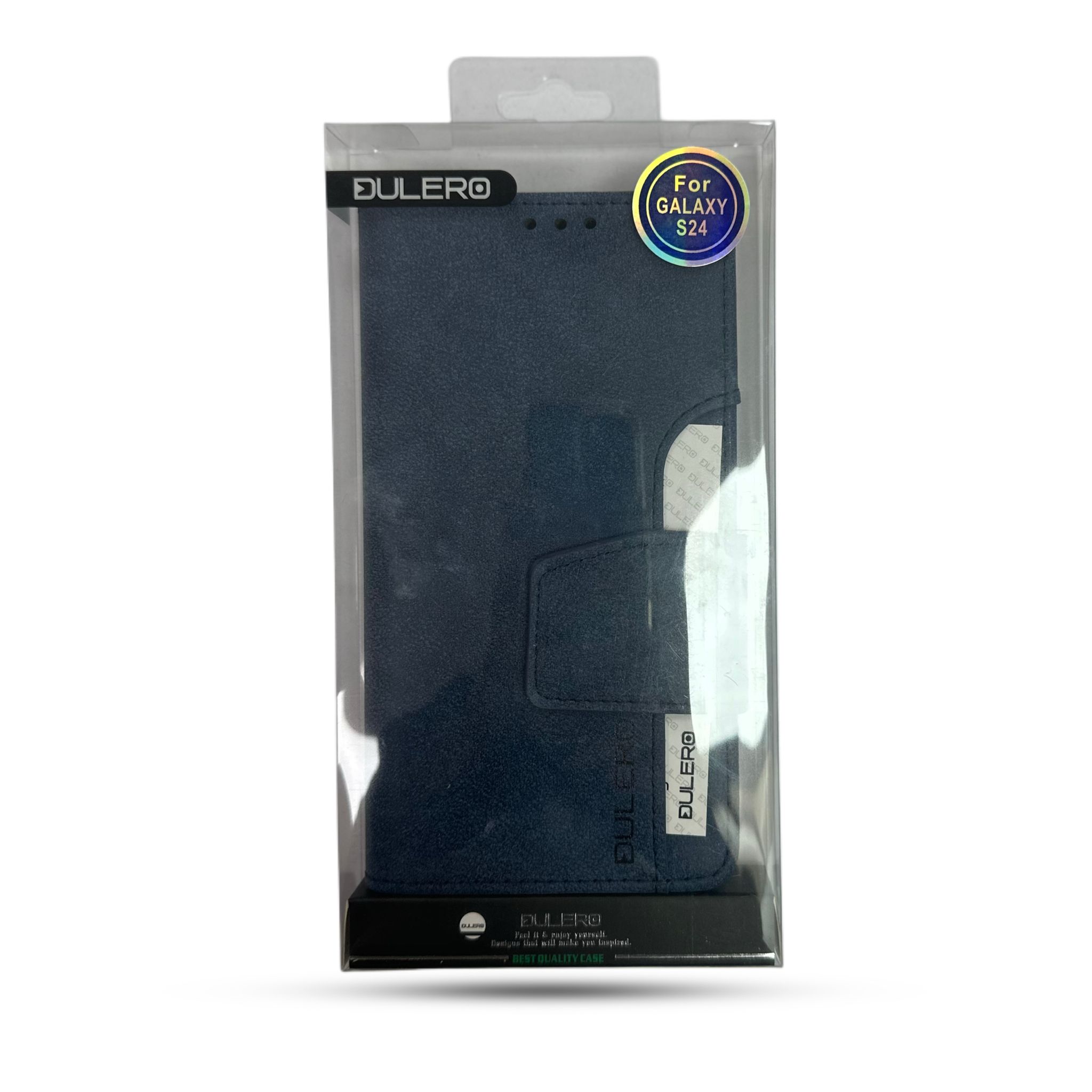 נרתיק ספר Dulero for Galaxy S24 Dark Blue
