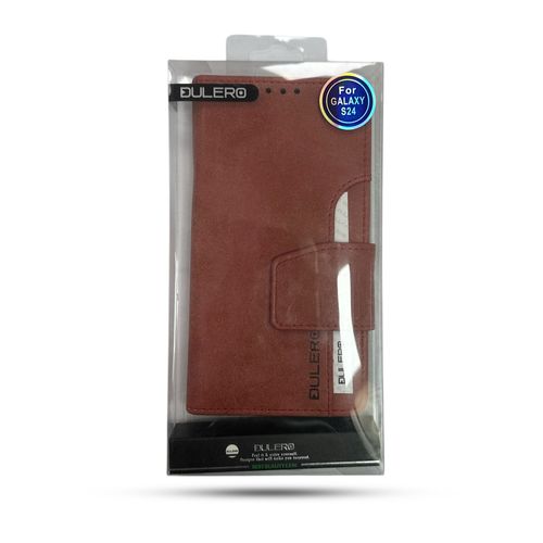 נרתיק ספר Dulero for Galaxy S24 Brown