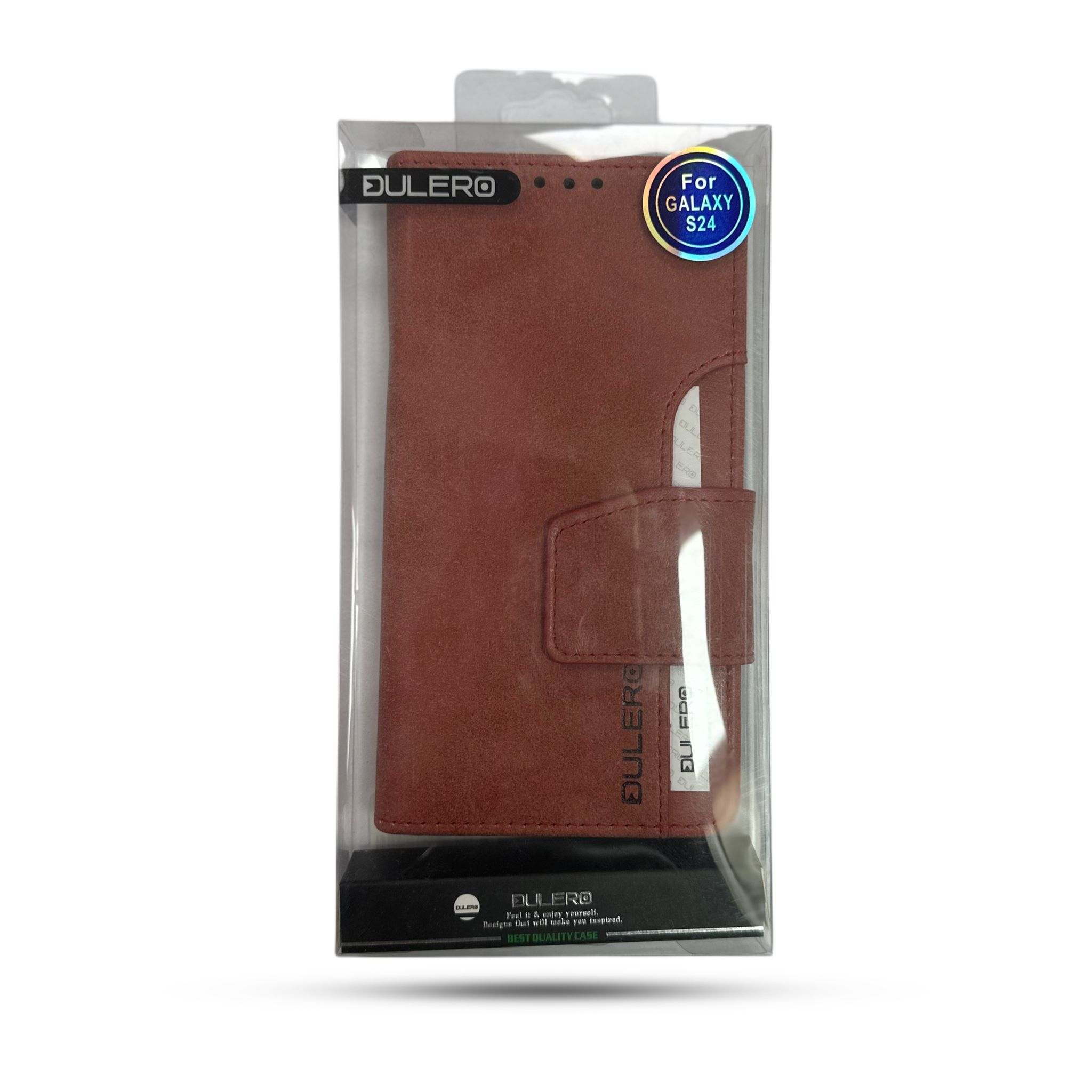 נרתיק ספר Dulero for Galaxy S24 Brown