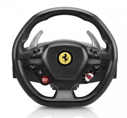 הגה מירוצים עם דוושות Thrustmaster T80 Ferrari 488 GTB Edition