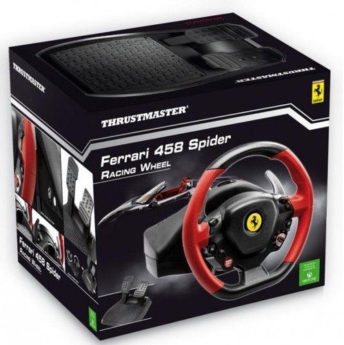 הגה מירוצים עם דוושות Thrustmaster Ferrari 458 Spider