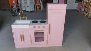 מטבח פלורה מעץ לילדים צעצועץ קפיץ קפוץ